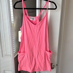 BUCKETLIST Pink Sleeveless Camisole Relaxed Fit
